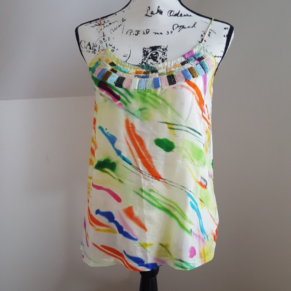 Chelsea Flower  100% silk  top